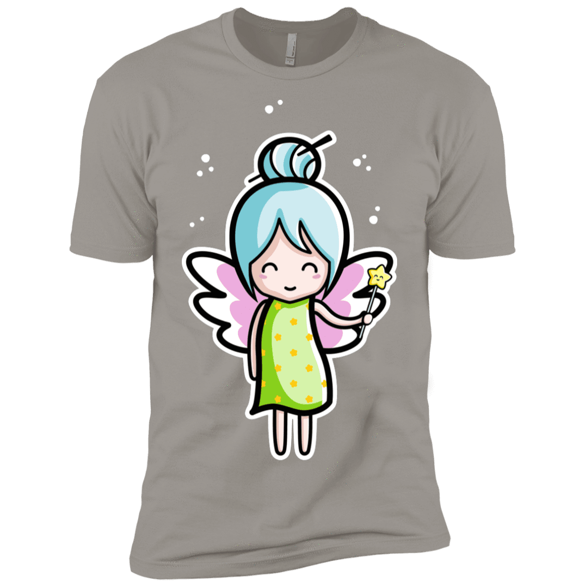 T-Shirts Light Grey / X-Small Kawaii Cute Fairy Men's Premium T-Shirt