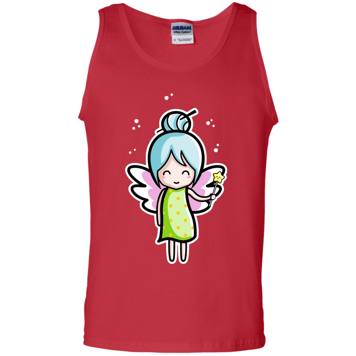 T-Shirts Red / S Kawaii Cute Fairy Men's Tank Top