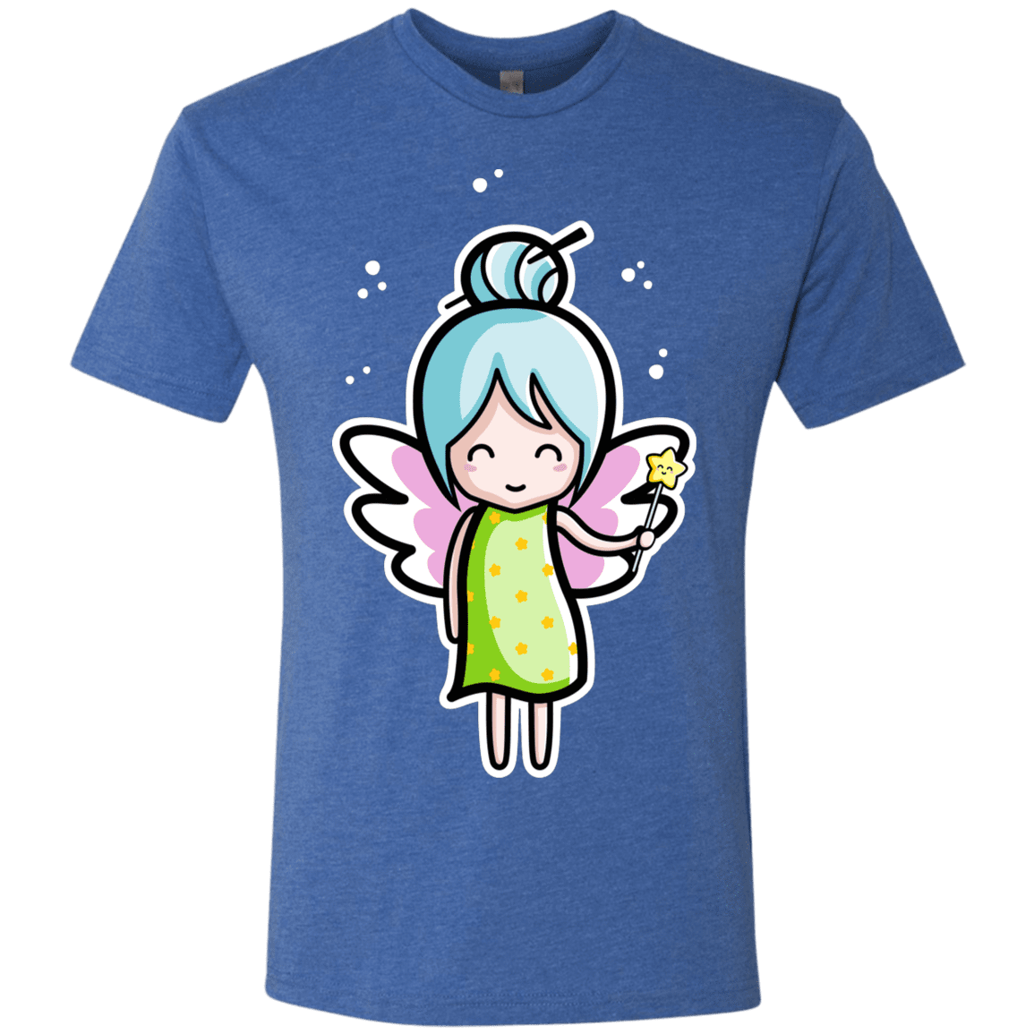 T-Shirts Vintage Royal / S Kawaii Cute Fairy Men's Triblend T-Shirt
