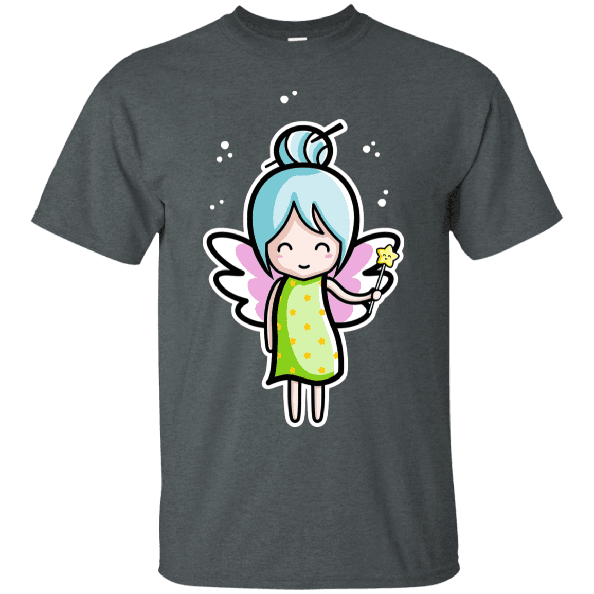 T-Shirts Dark Heather / S Kawaii Cute Fairy T-Shirt