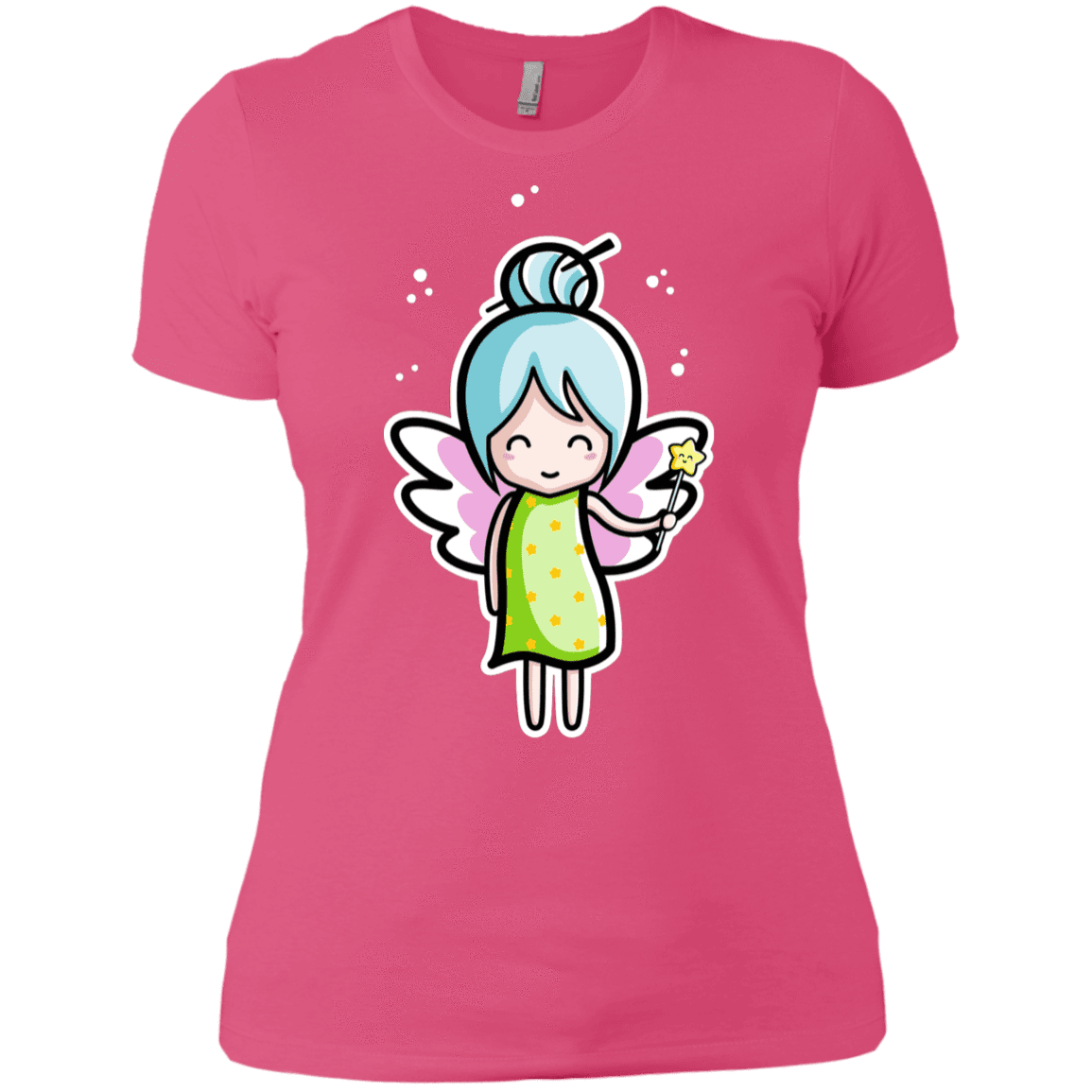 T-Shirts Hot Pink / X-Small Kawaii Cute Fairy Women's Premium T-Shirt