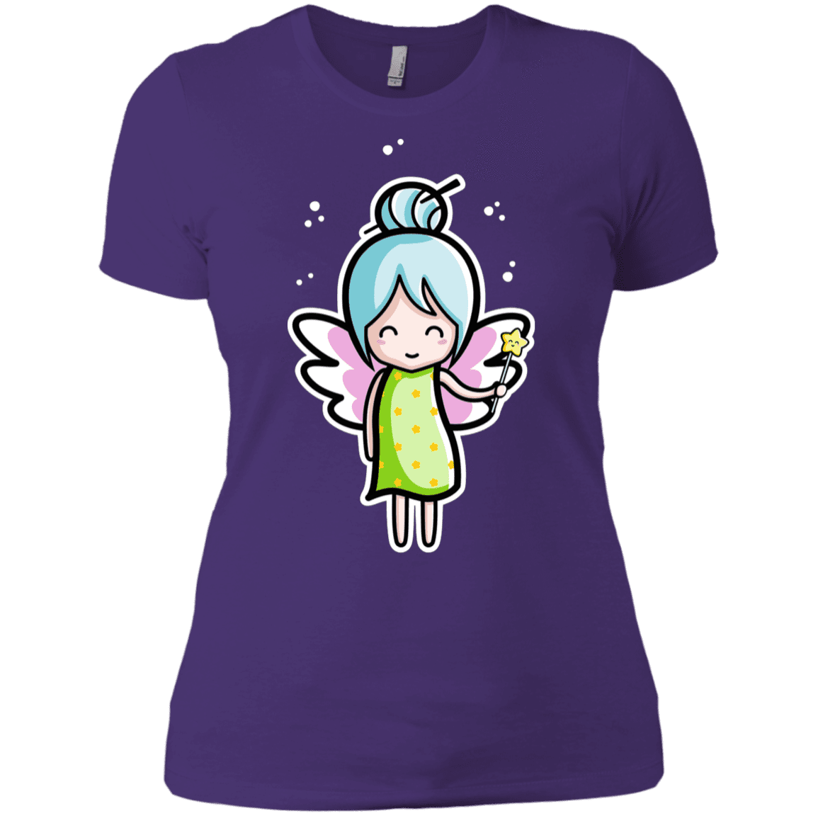 T-Shirts Purple Rush/ / X-Small Kawaii Cute Fairy Women's Premium T-Shirt