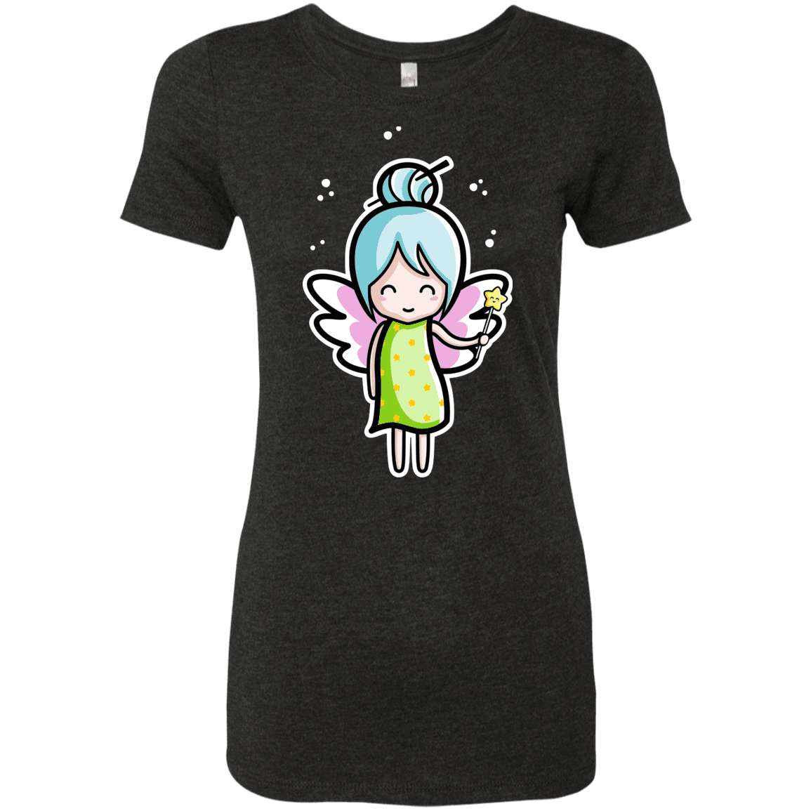 T-Shirts Vintage Black / S Kawaii Cute Fairy Women's Triblend T-Shirt