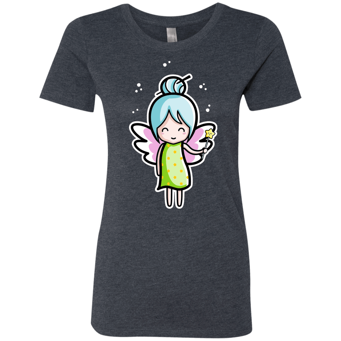 T-Shirts Vintage Navy / S Kawaii Cute Fairy Women's Triblend T-Shirt