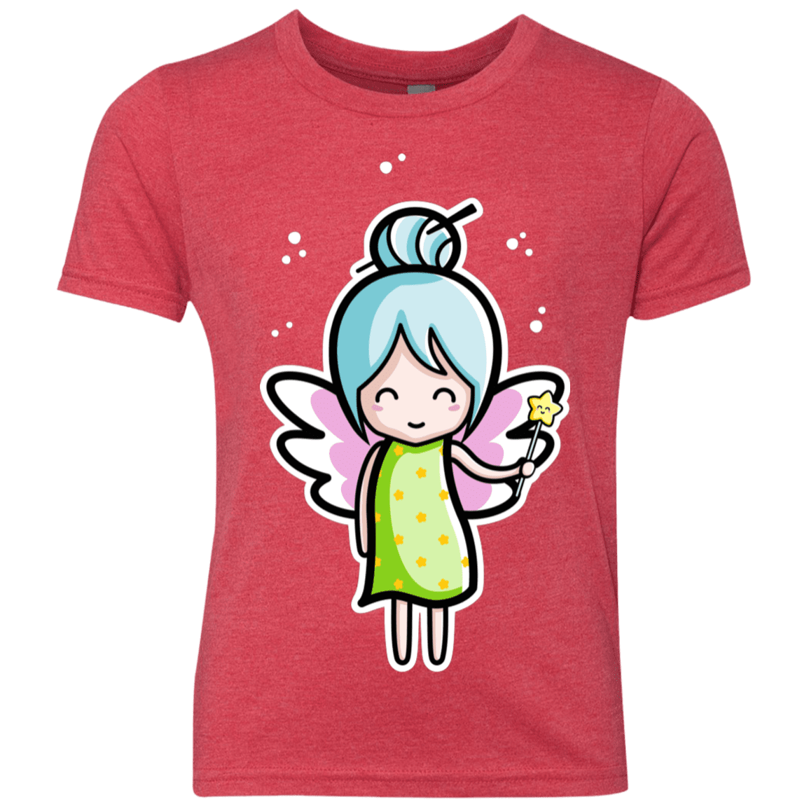 T-Shirts Vintage Red / YXS Kawaii Cute Fairy Youth Triblend T-Shirt