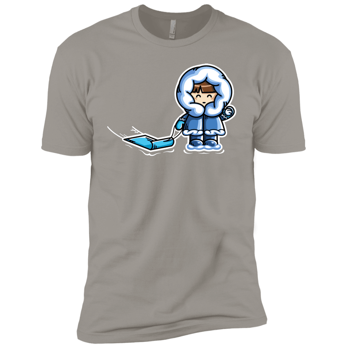 T-Shirts Light Grey / YXS Kawaii Cute Fun In The Snow Boys Premium T-Shirt