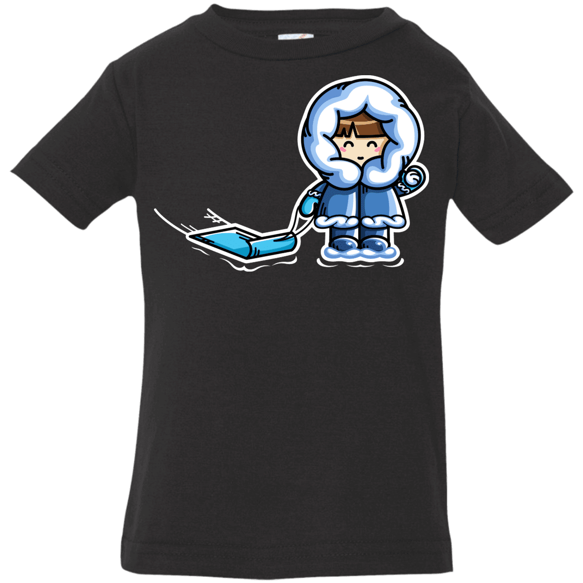 T-Shirts Black / 6 Months Kawaii Cute Fun In The Snow Infant Premium T-Shirt