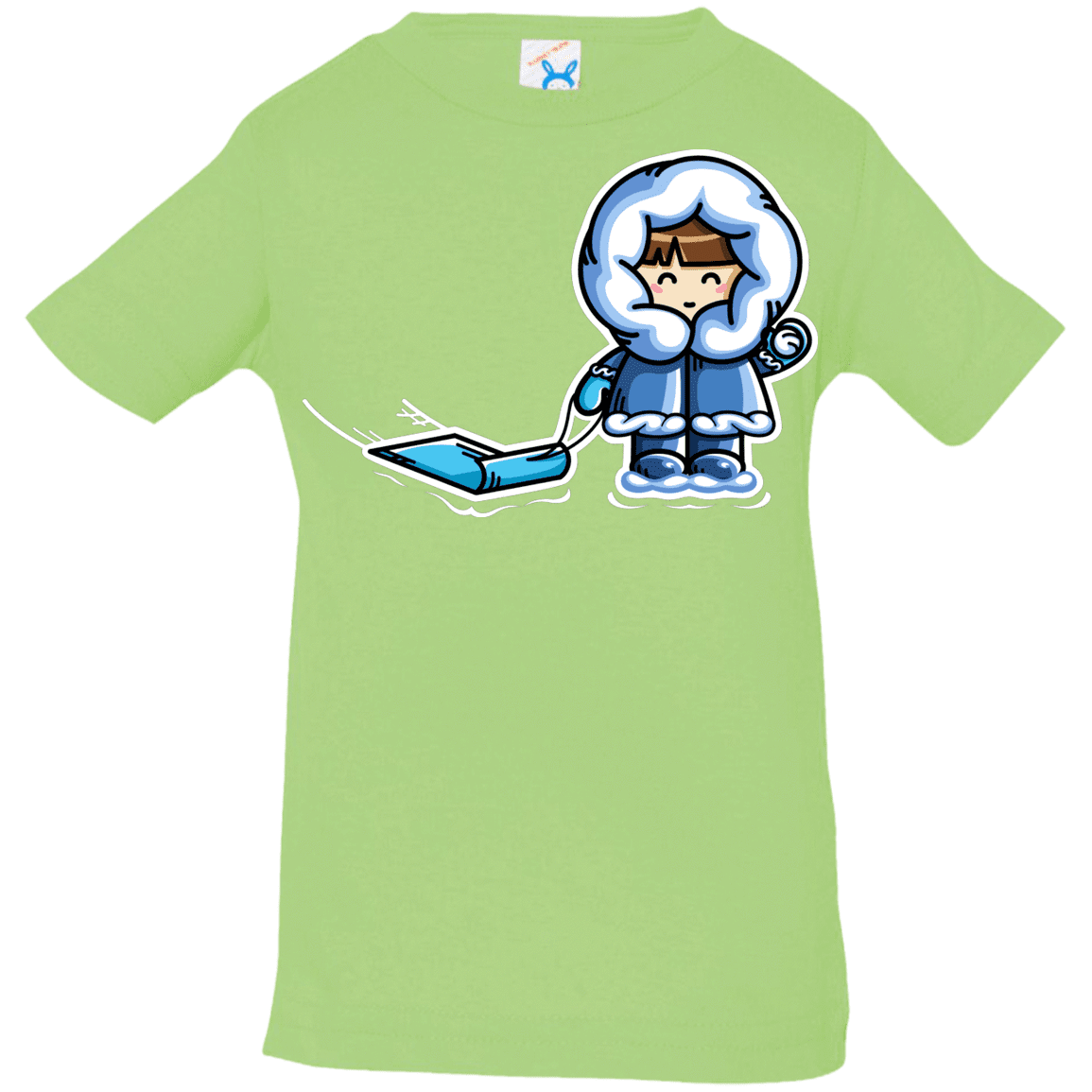 T-Shirts Key Lime / 6 Months Kawaii Cute Fun In The Snow Infant Premium T-Shirt