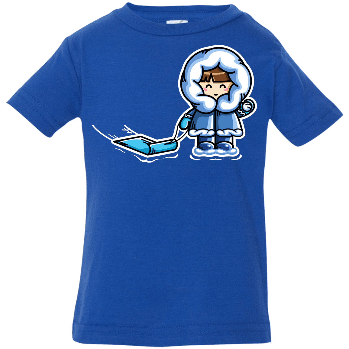 T-Shirts Royal / 6 Months Kawaii Cute Fun In The Snow Infant Premium T-Shirt
