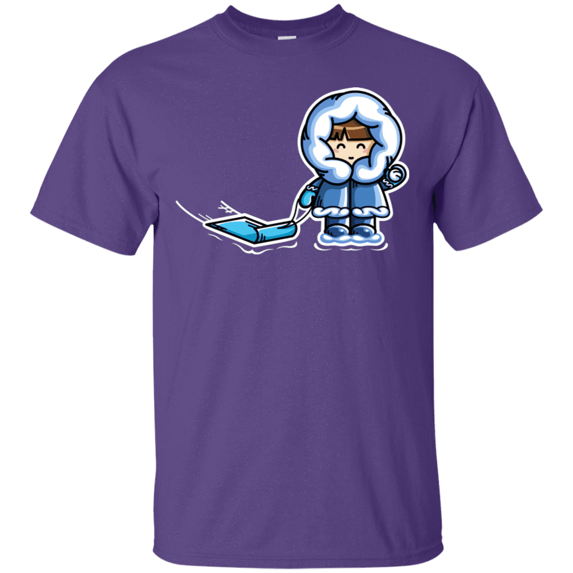 T-Shirts Purple / S Kawaii Cute Fun In The Snow T-Shirt