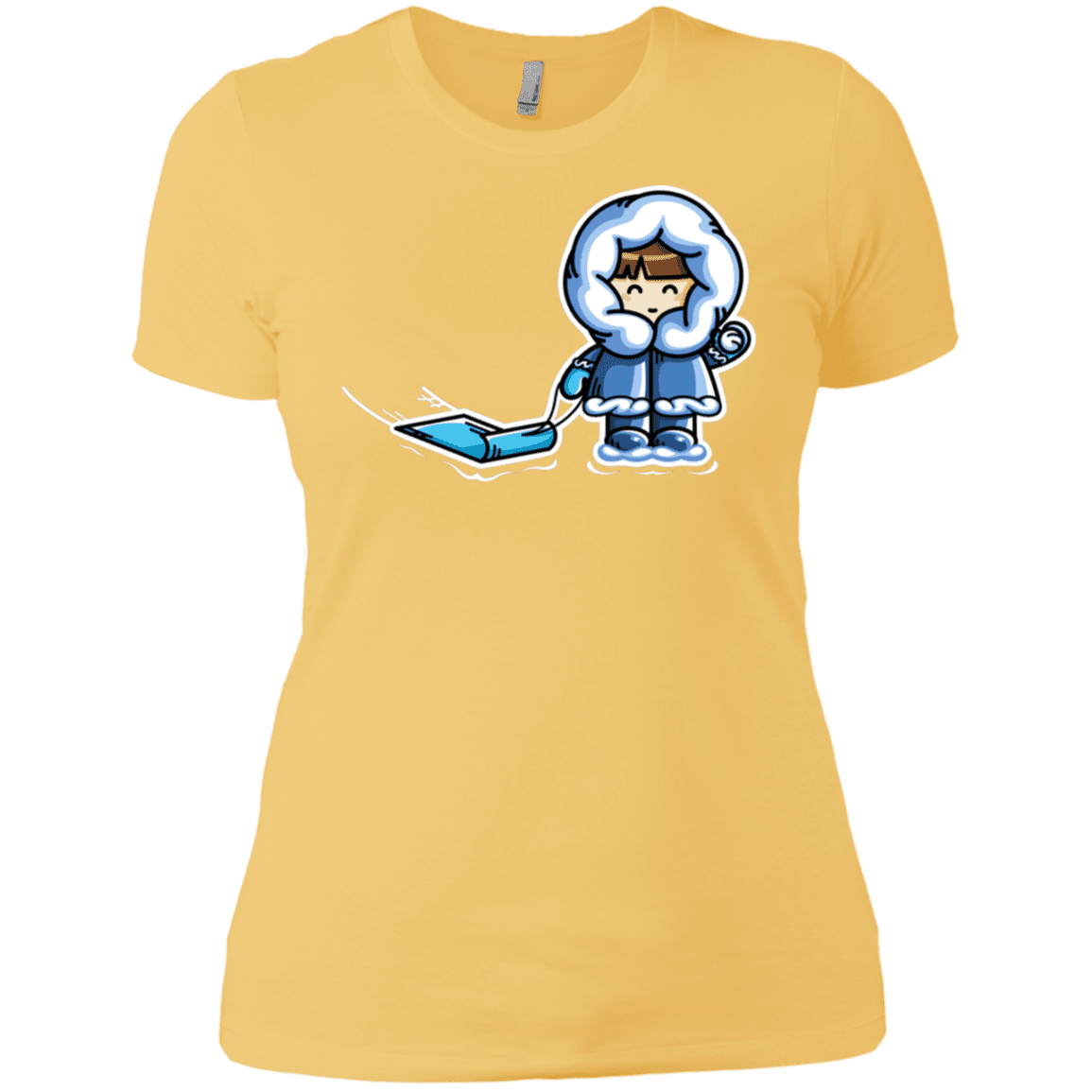 T-Shirts Banana Cream/ / X-Small Kawaii Cute Fun In The Snow Women's Premium T-Shirt