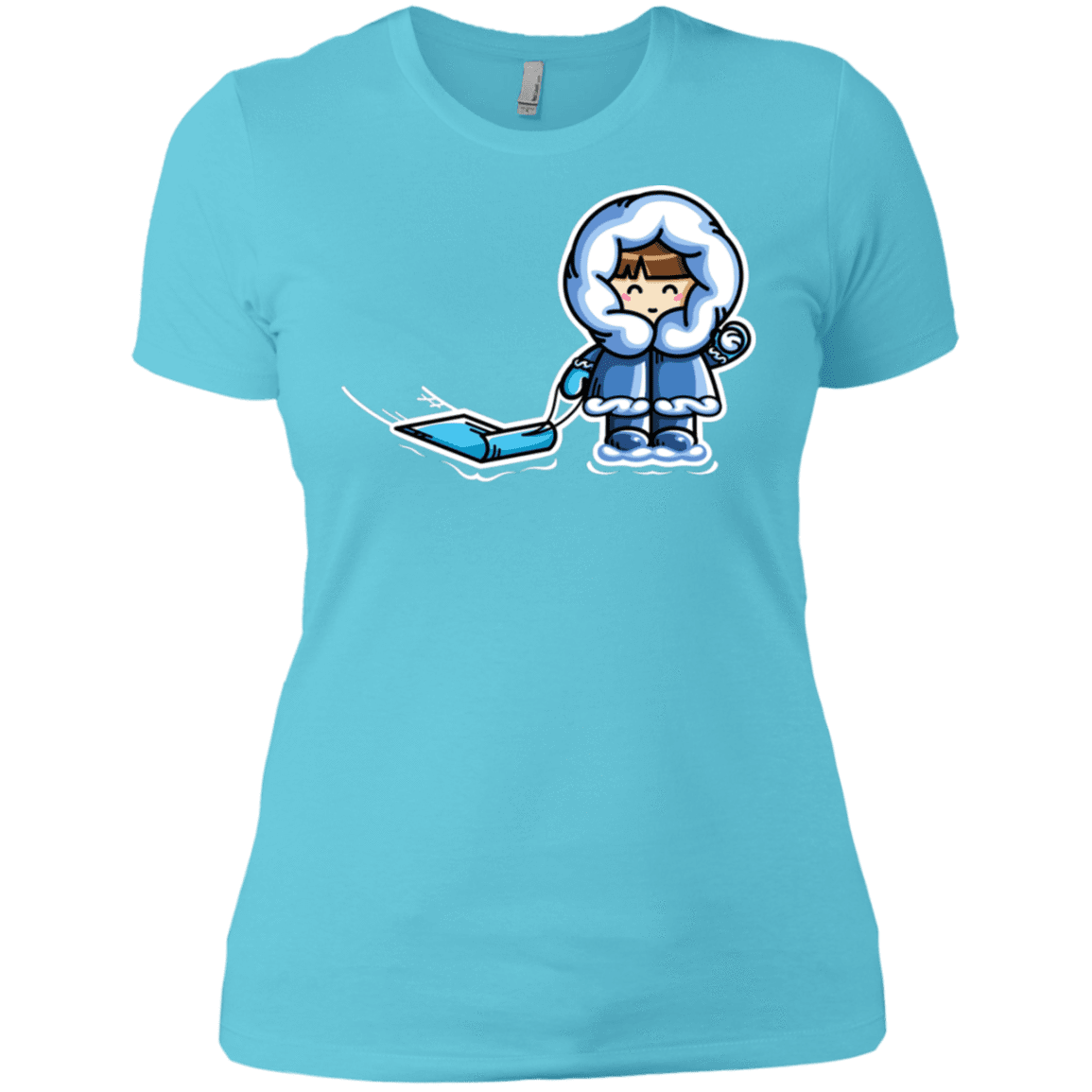 T-Shirts Cancun / X-Small Kawaii Cute Fun In The Snow Women's Premium T-Shirt