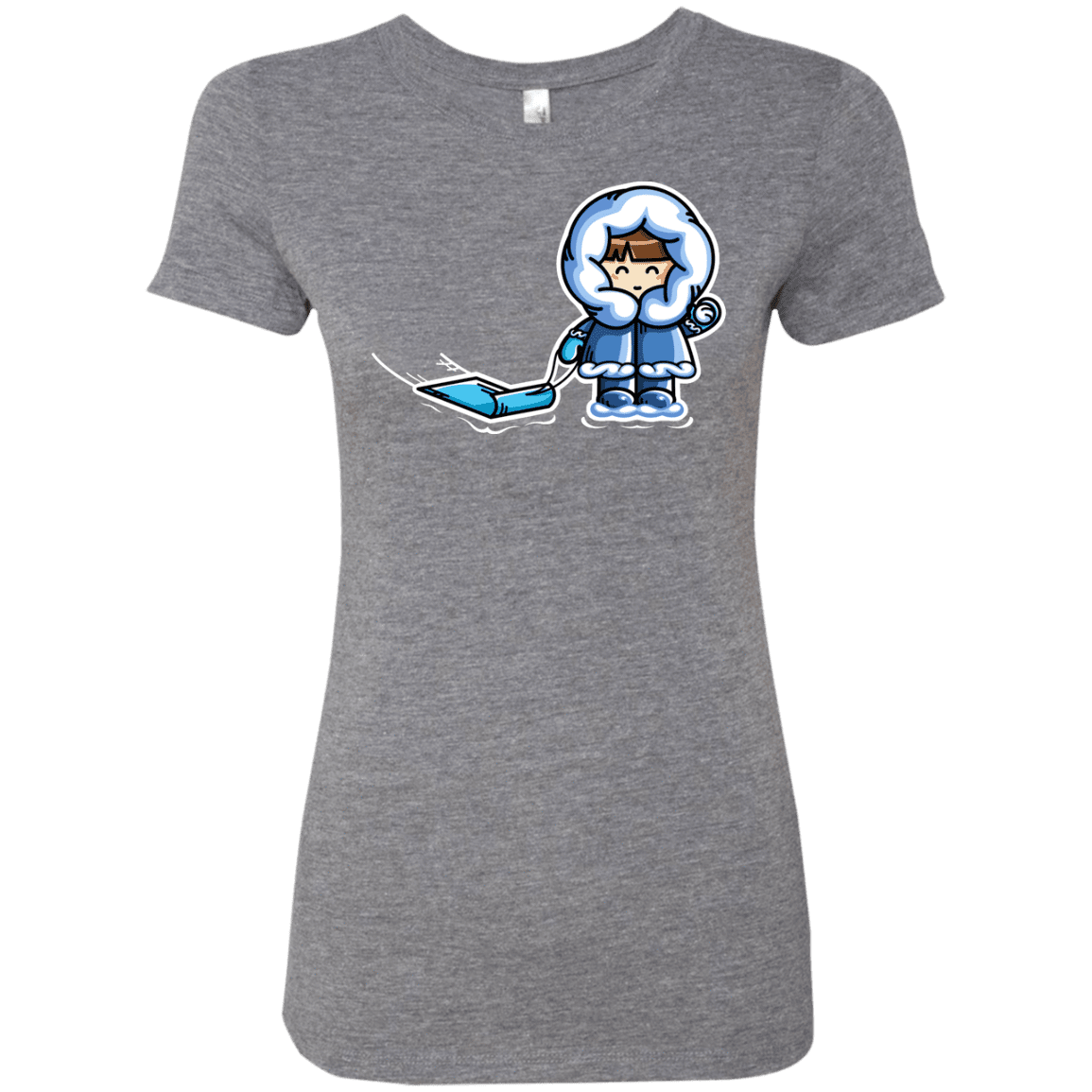 T-Shirts Premium Heather / S Kawaii Cute Fun In The Snow Women's Triblend T-Shirt