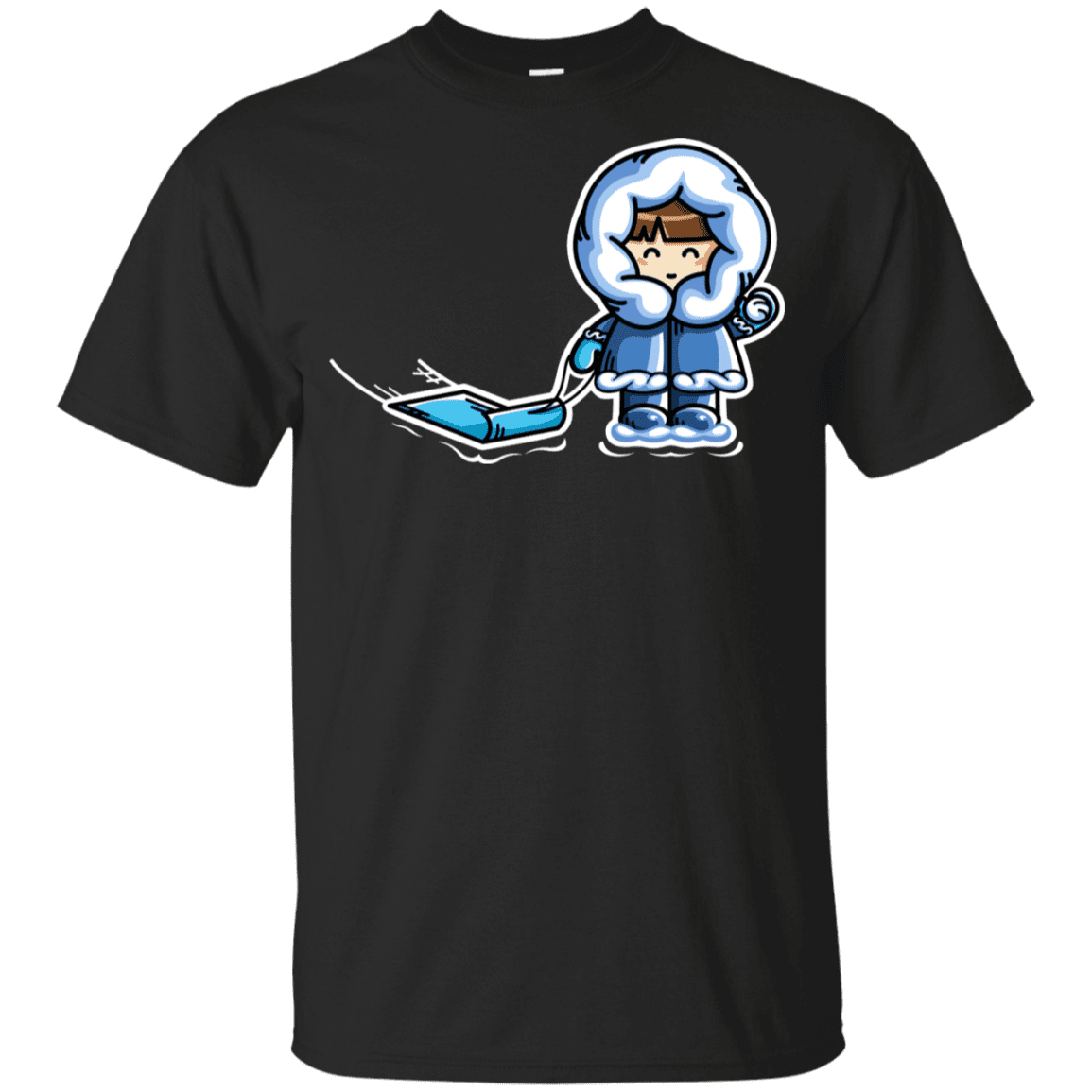 T-Shirts Black / YXS Kawaii Cute Fun In The Snow Youth T-Shirt