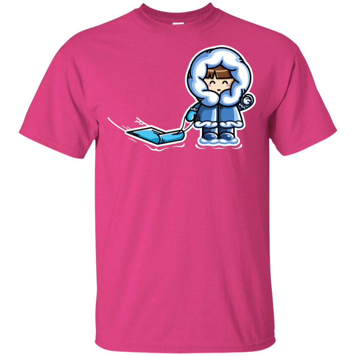 T-Shirts Heliconia / YXS Kawaii Cute Fun In The Snow Youth T-Shirt