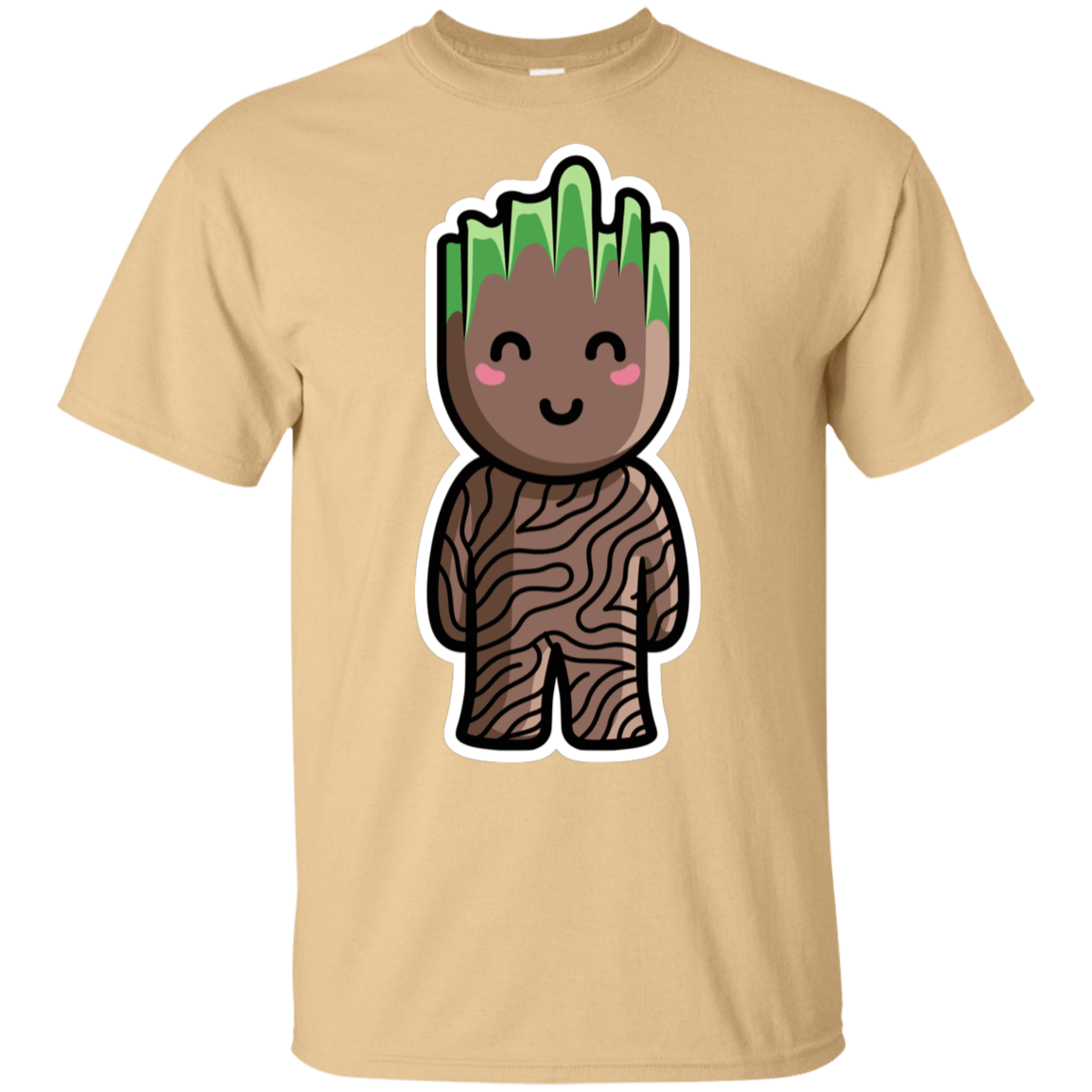 T-Shirts Vegas Gold / S Kawaii Cute Groot T-Shirt