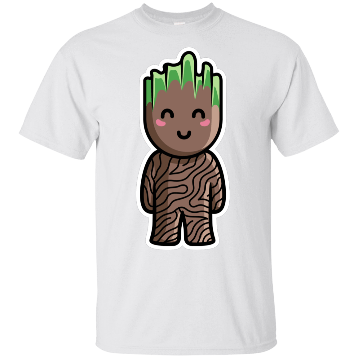 T-Shirts White / S Kawaii Cute Groot T-Shirt