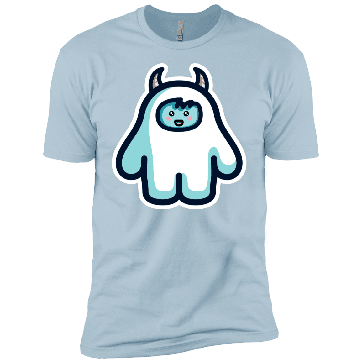 T-Shirts Light Blue / YXS Kawaii Cute Yeti Boys Premium T-Shirt