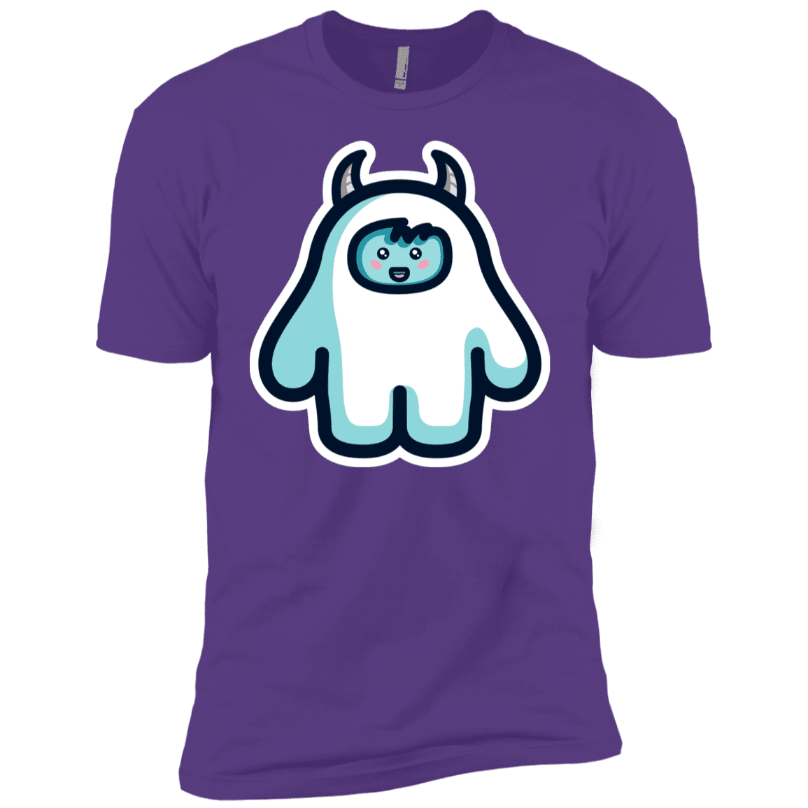 T-Shirts Purple Rush / YXS Kawaii Cute Yeti Boys Premium T-Shirt