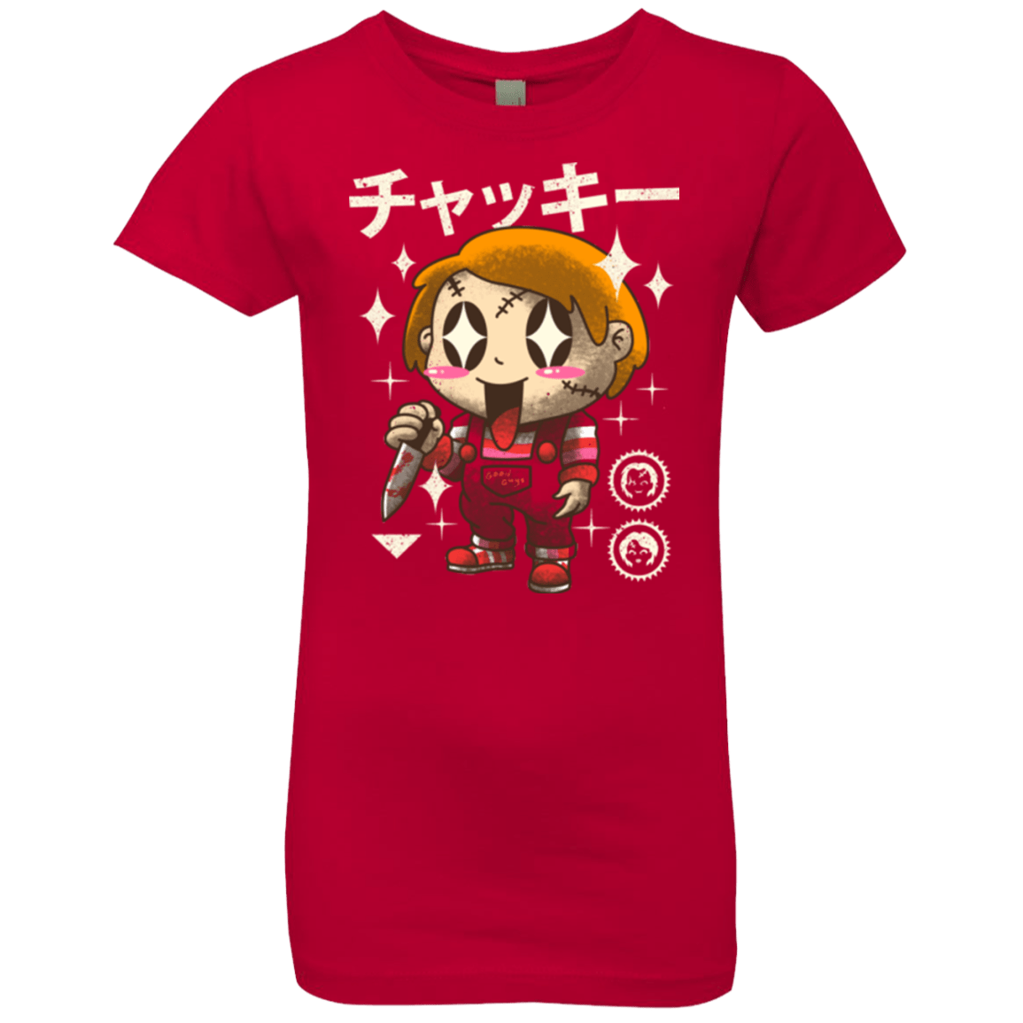 T-Shirts Red / YXS Kawaii Doll Girls Premium T-Shirt