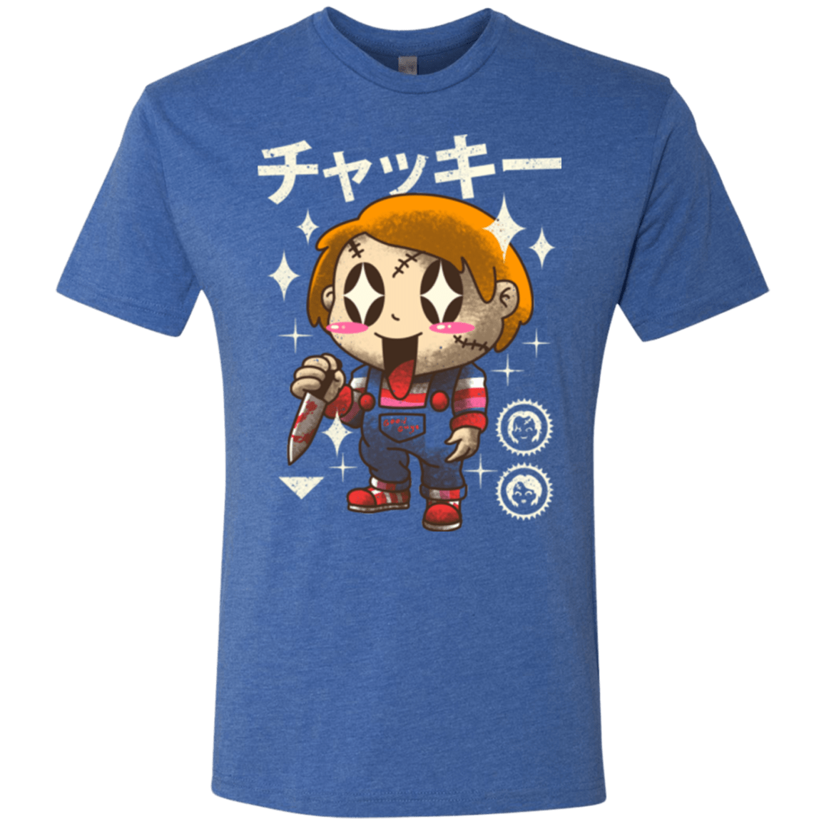 T-Shirts Vintage Royal / Small Kawaii Doll Men's Triblend T-Shirt