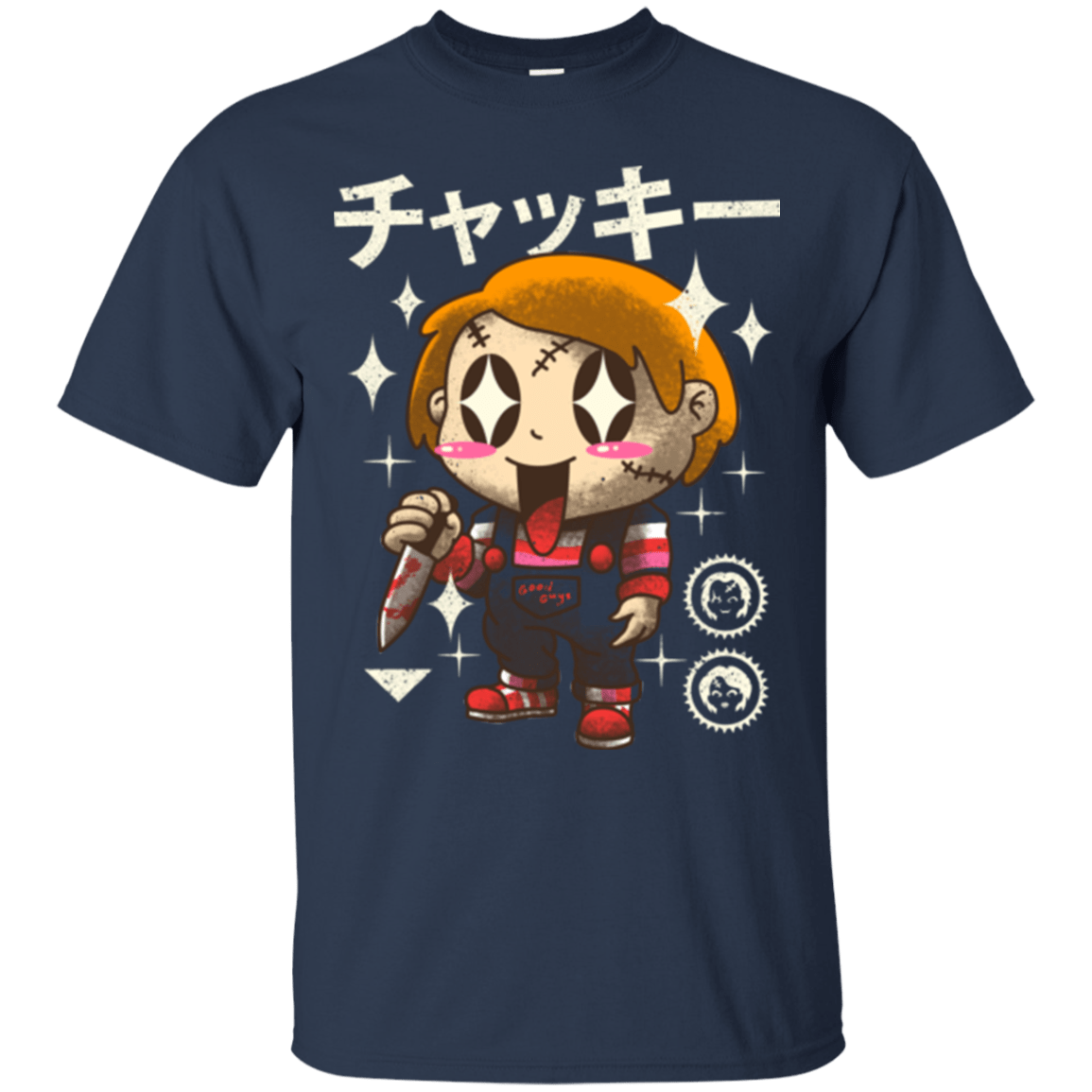 T-Shirts Navy / Small Kawaii Doll T-Shirt