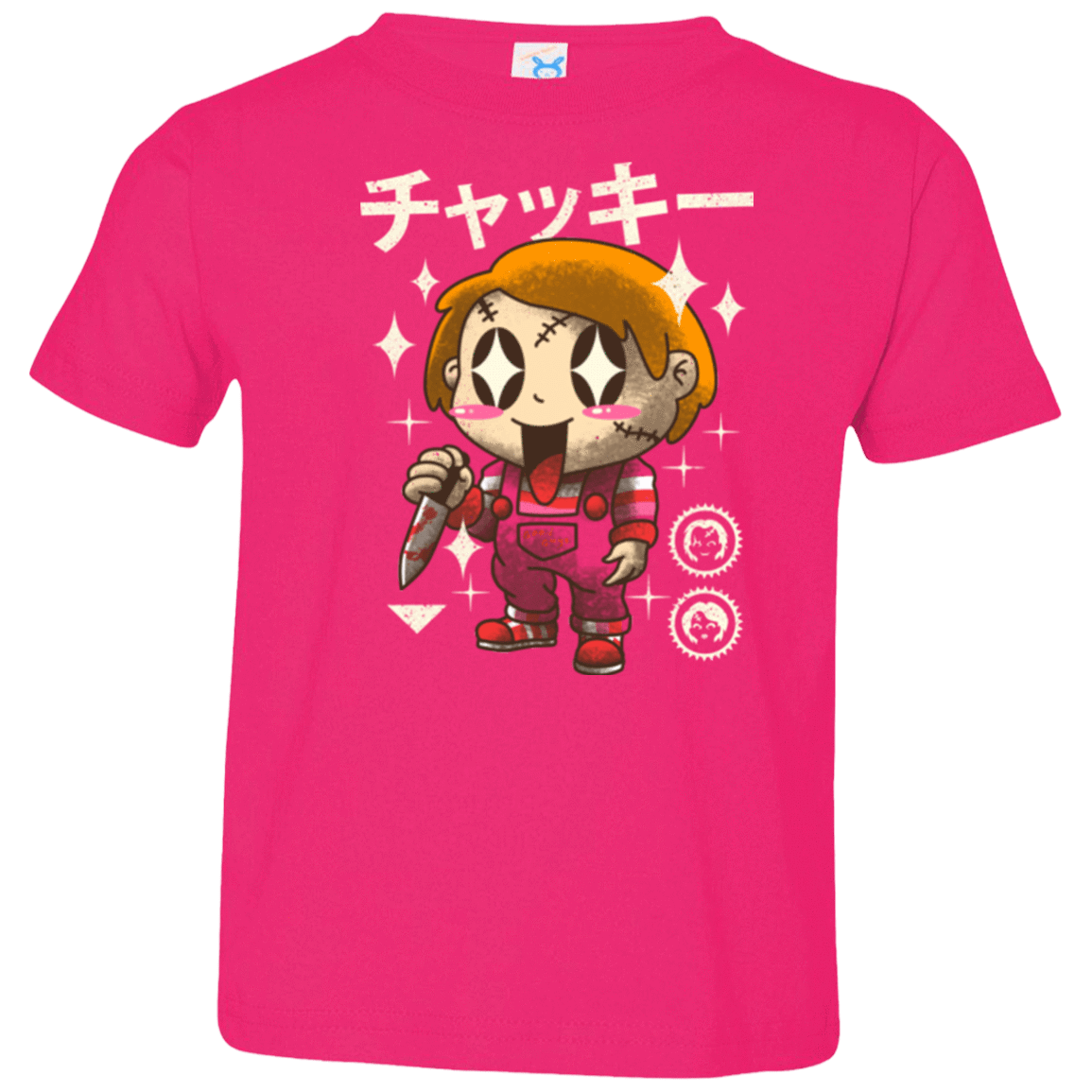 T-Shirts Hot Pink / 2T Kawaii Doll Toddler Premium T-Shirt