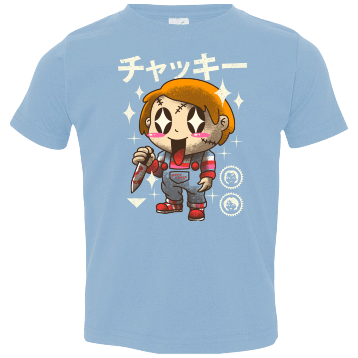 T-Shirts Light Blue / 2T Kawaii Doll Toddler Premium T-Shirt
