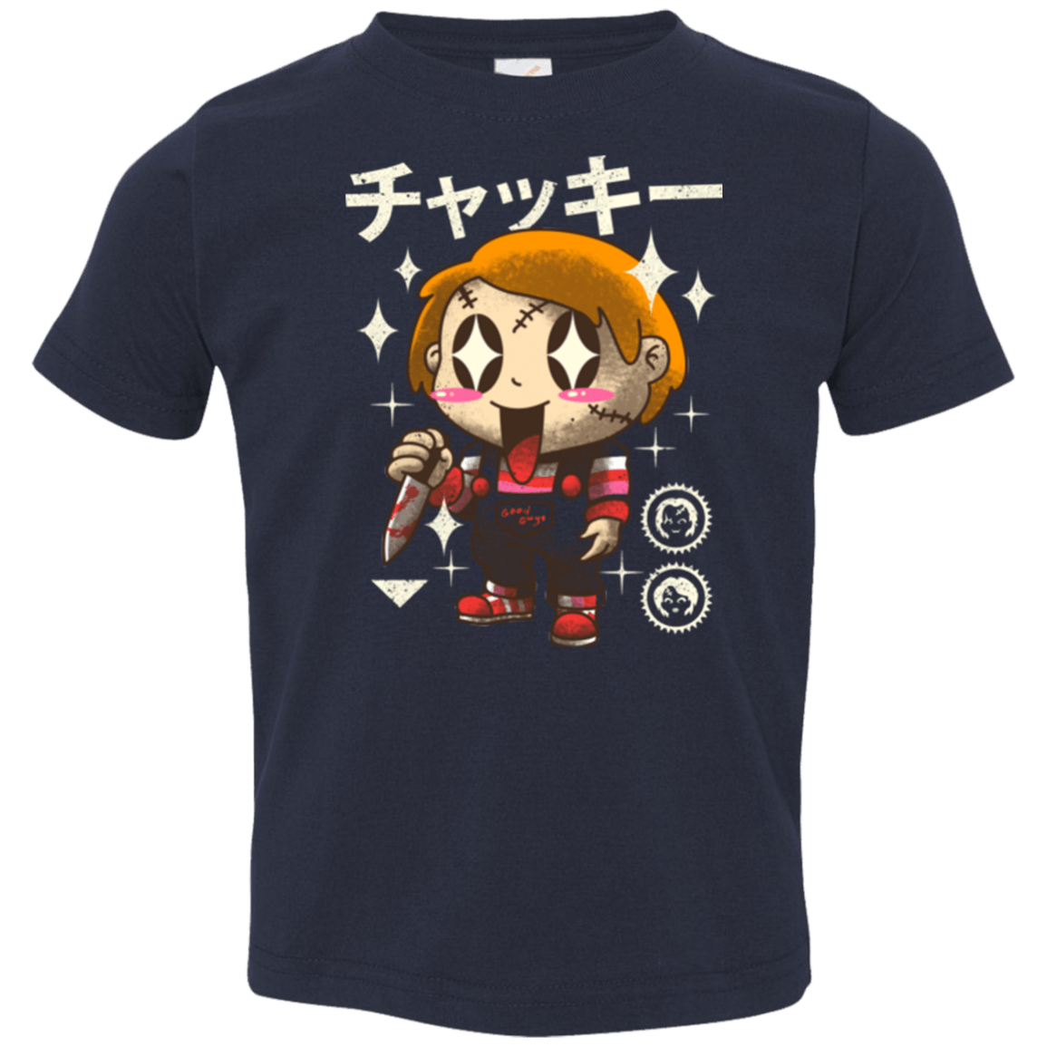 T-Shirts Navy / 2T Kawaii Doll Toddler Premium T-Shirt