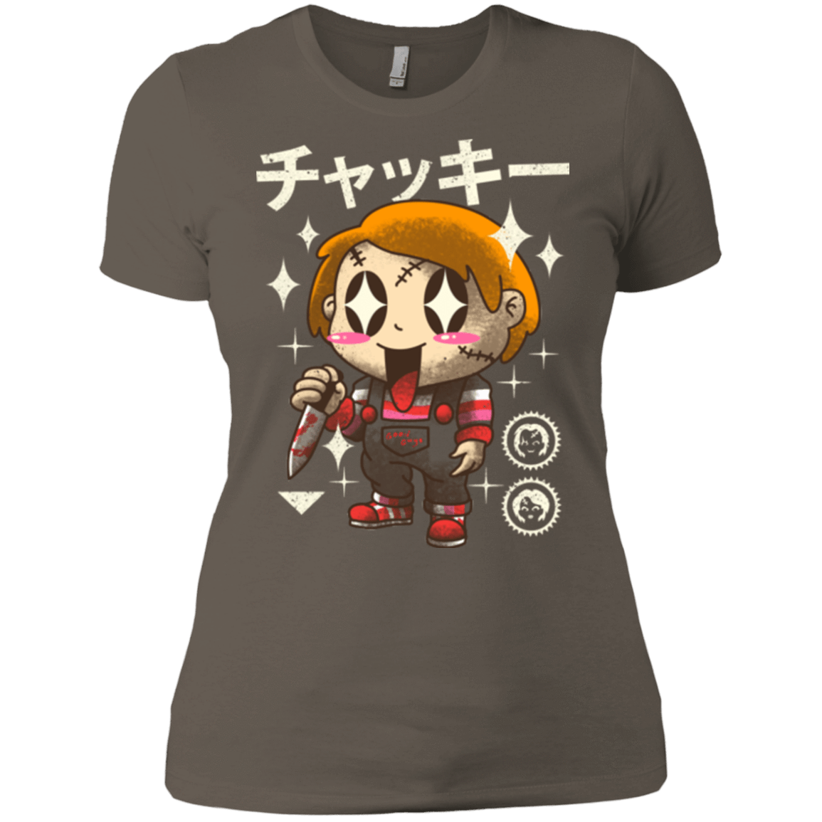 T-Shirts Warm Grey / X-Small Kawaii Doll Women's Premium T-Shirt