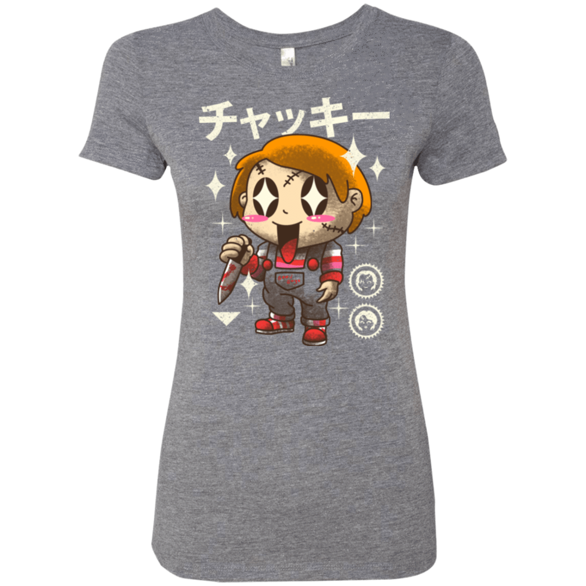 T-Shirts Premium Heather / Small Kawaii Doll Women's Triblend T-Shirt