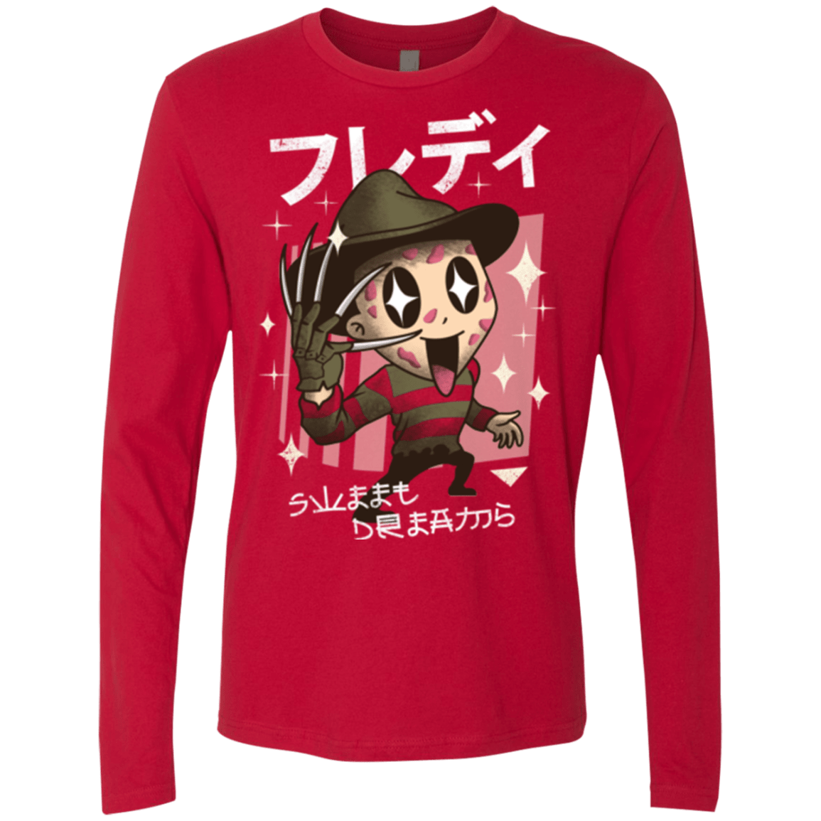 T-Shirts Red / Small Kawaii Dreams Men's Premium Long Sleeve