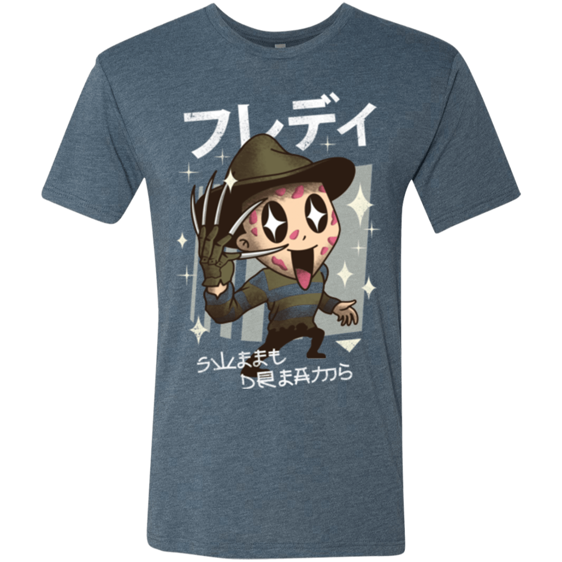 T-Shirts Indigo / Small Kawaii Dreams Men's Triblend T-Shirt