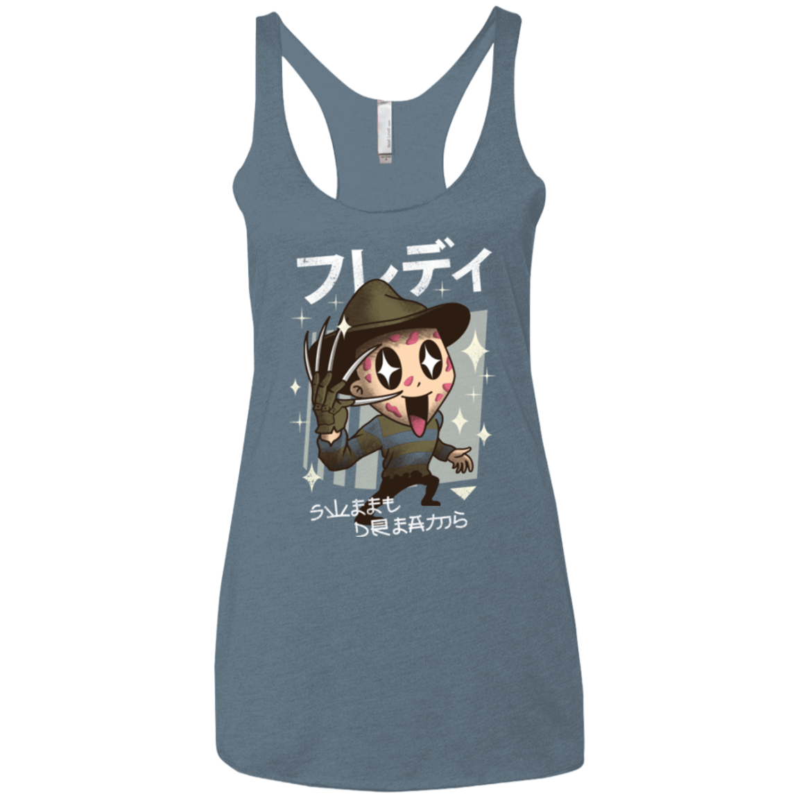 T-Shirts Indigo / X-Small Kawaii Dreams Women's Triblend Racerback Tank