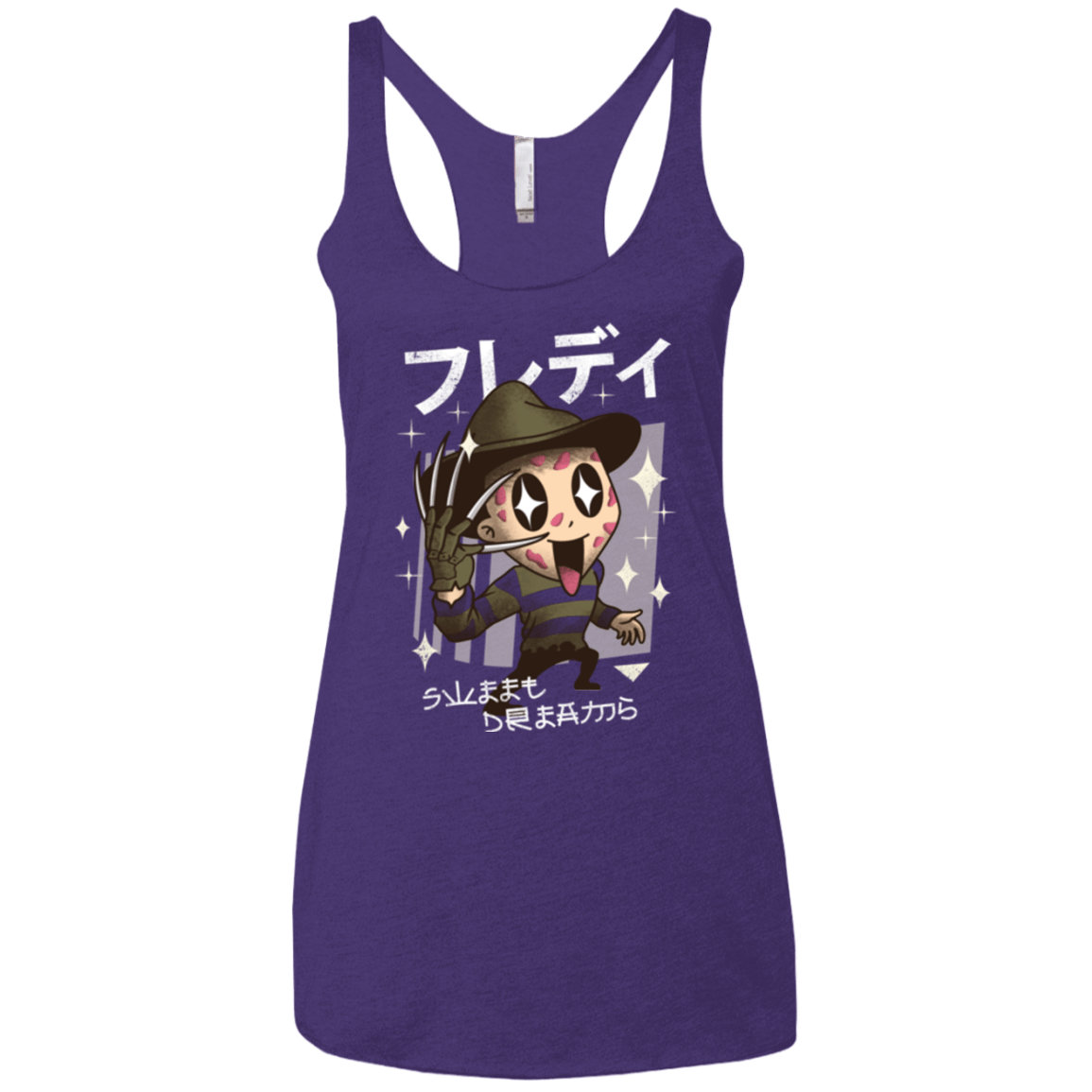 T-Shirts Purple / X-Small Kawaii Dreams Women's Triblend Racerback Tank
