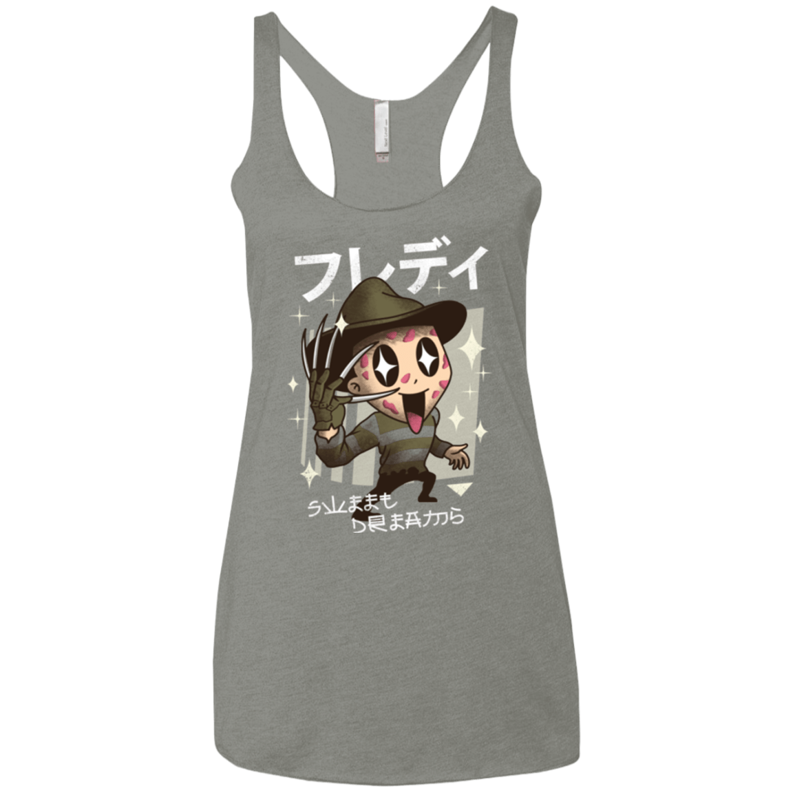 T-Shirts Venetian Grey / X-Small Kawaii Dreams Women's Triblend Racerback Tank