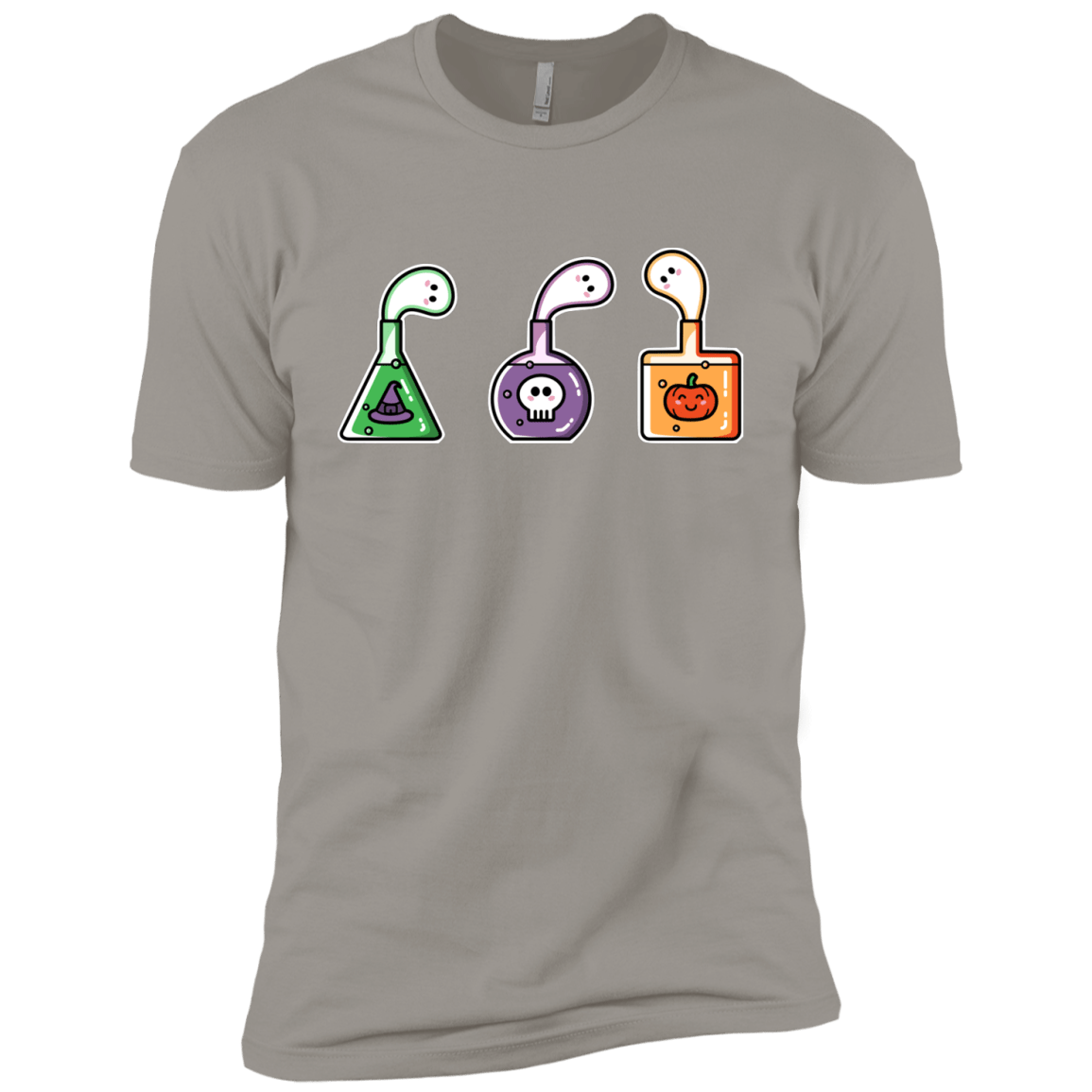 T-Shirts Light Grey / YXS Kawaii Halloween Potions Boys Premium T-Shirt