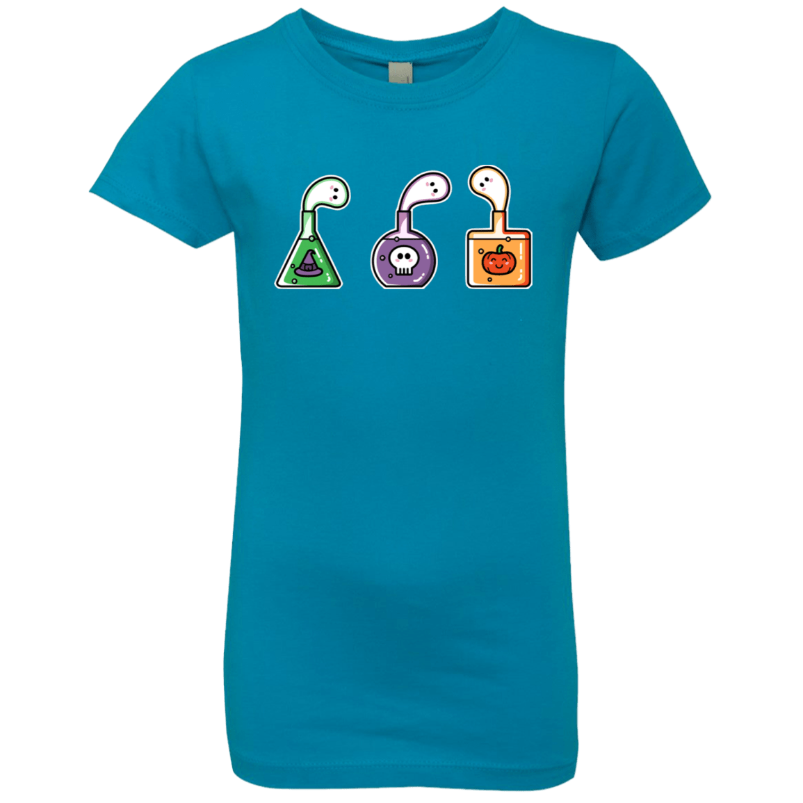 T-Shirts Turquoise / YXS Kawaii Halloween Potions Girls Premium T-Shirt