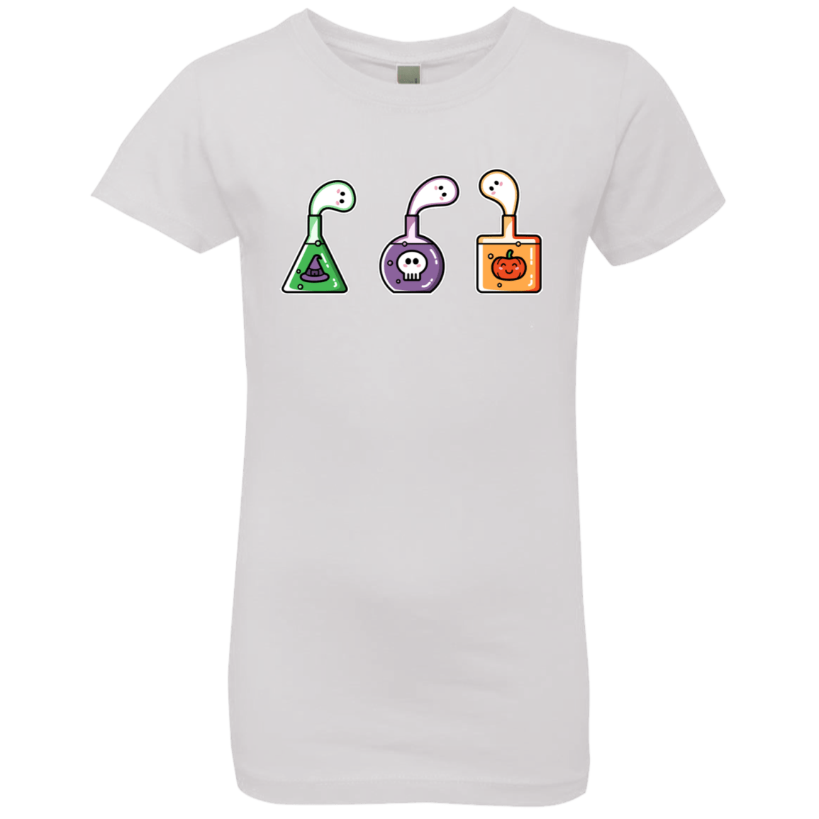 T-Shirts White / YXS Kawaii Halloween Potions Girls Premium T-Shirt