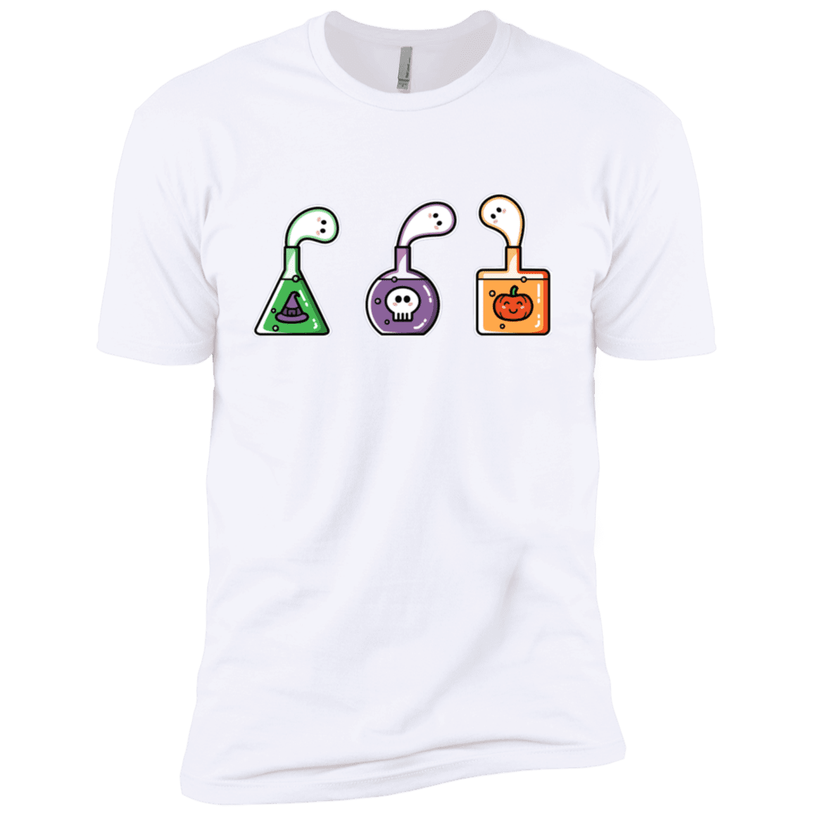 T-Shirts White / X-Small Kawaii Halloween Potions Men's Premium T-Shirt