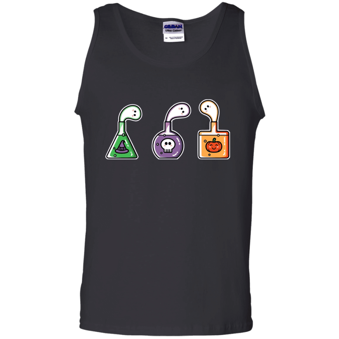 T-Shirts Black / S Kawaii Halloween Potions Men's Tank Top