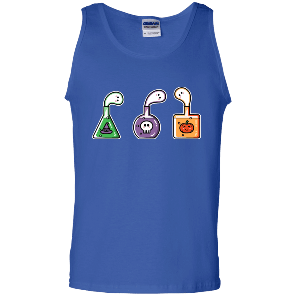 T-Shirts Royal / S Kawaii Halloween Potions Men's Tank Top