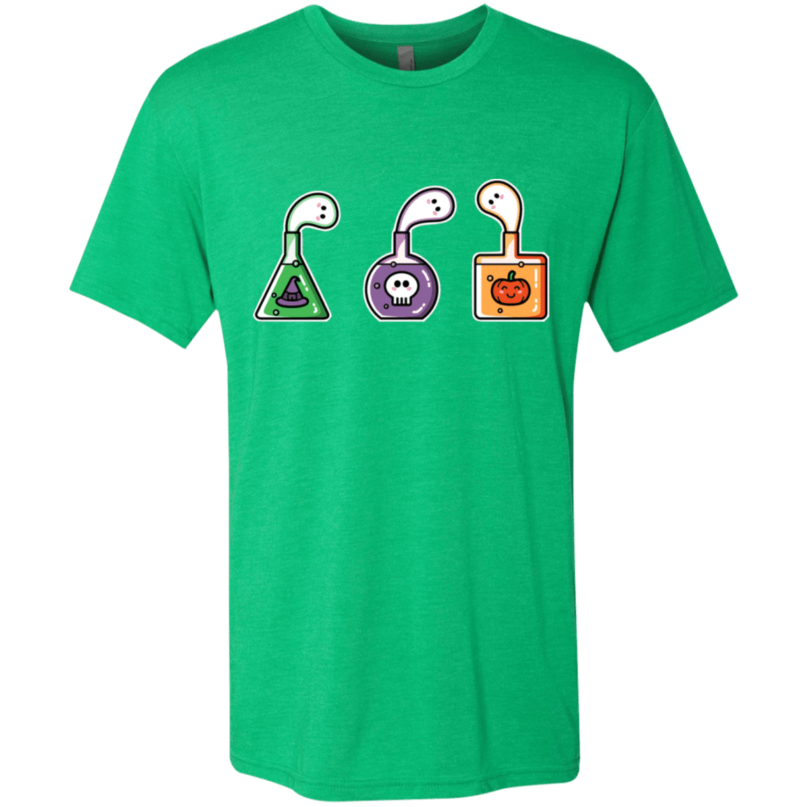 T-Shirts Envy / S Kawaii Halloween Potions Men's Triblend T-Shirt