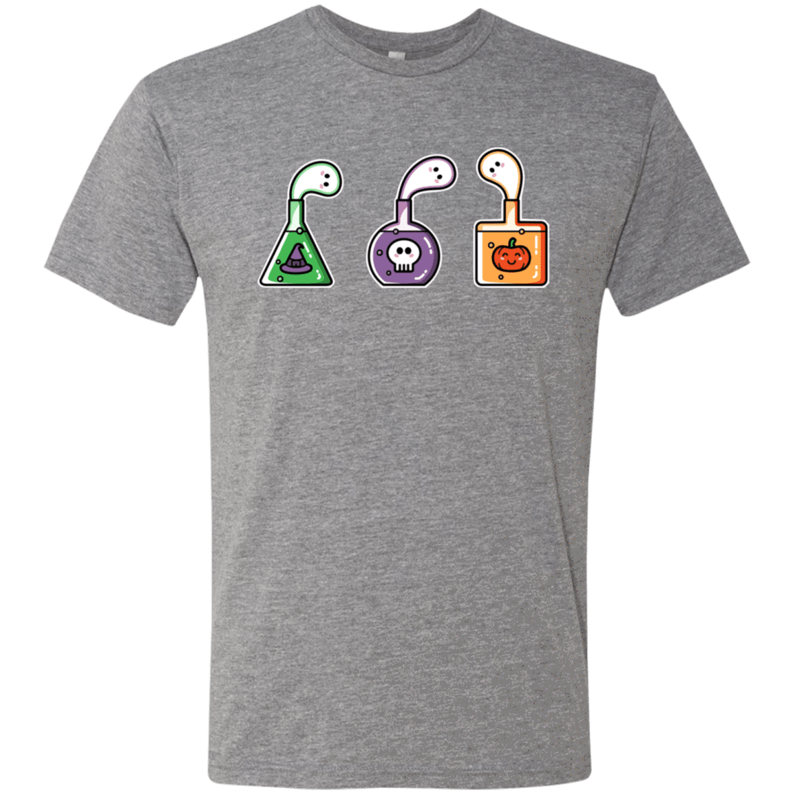 T-Shirts Premium Heather / S Kawaii Halloween Potions Men's Triblend T-Shirt