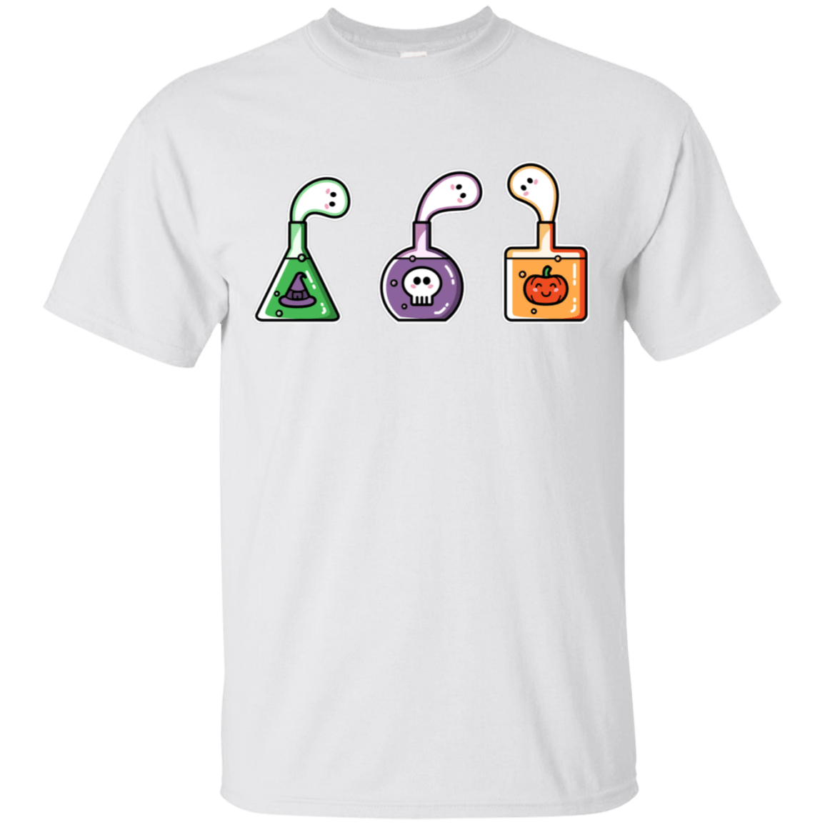 T-Shirts White / S Kawaii Halloween Potions T-Shirt