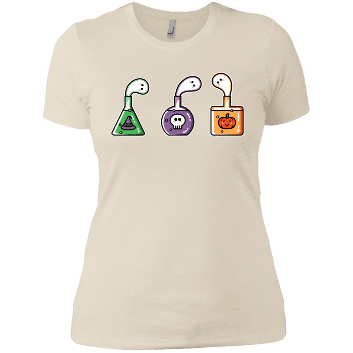 T-Shirts Ivory/ / X-Small Kawaii Halloween Potions Women's Premium T-Shirt