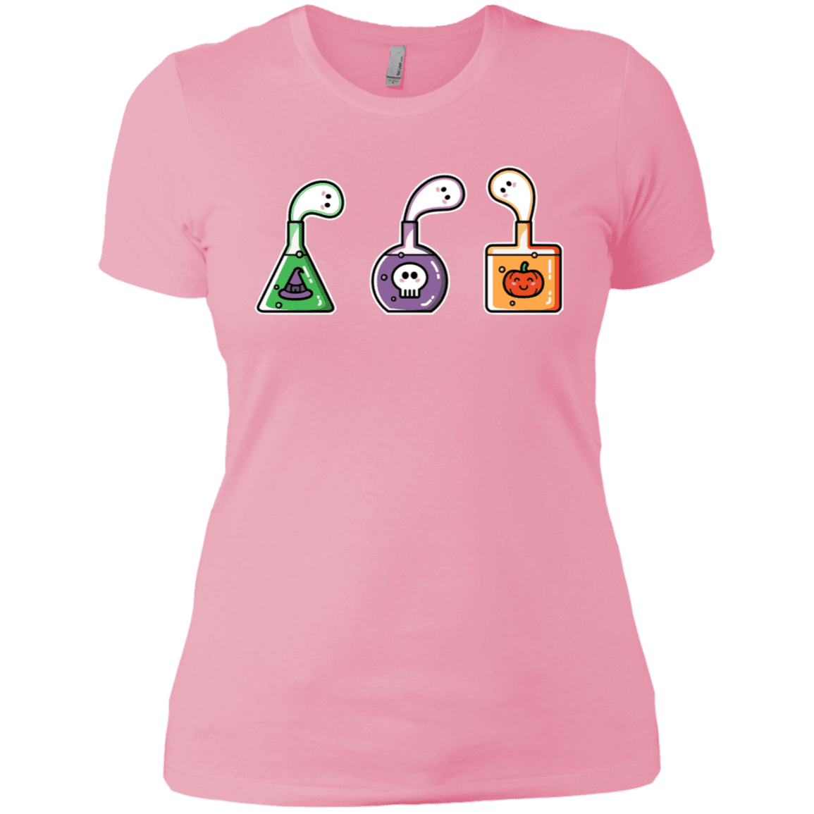 T-Shirts Light Pink / X-Small Kawaii Halloween Potions Women's Premium T-Shirt