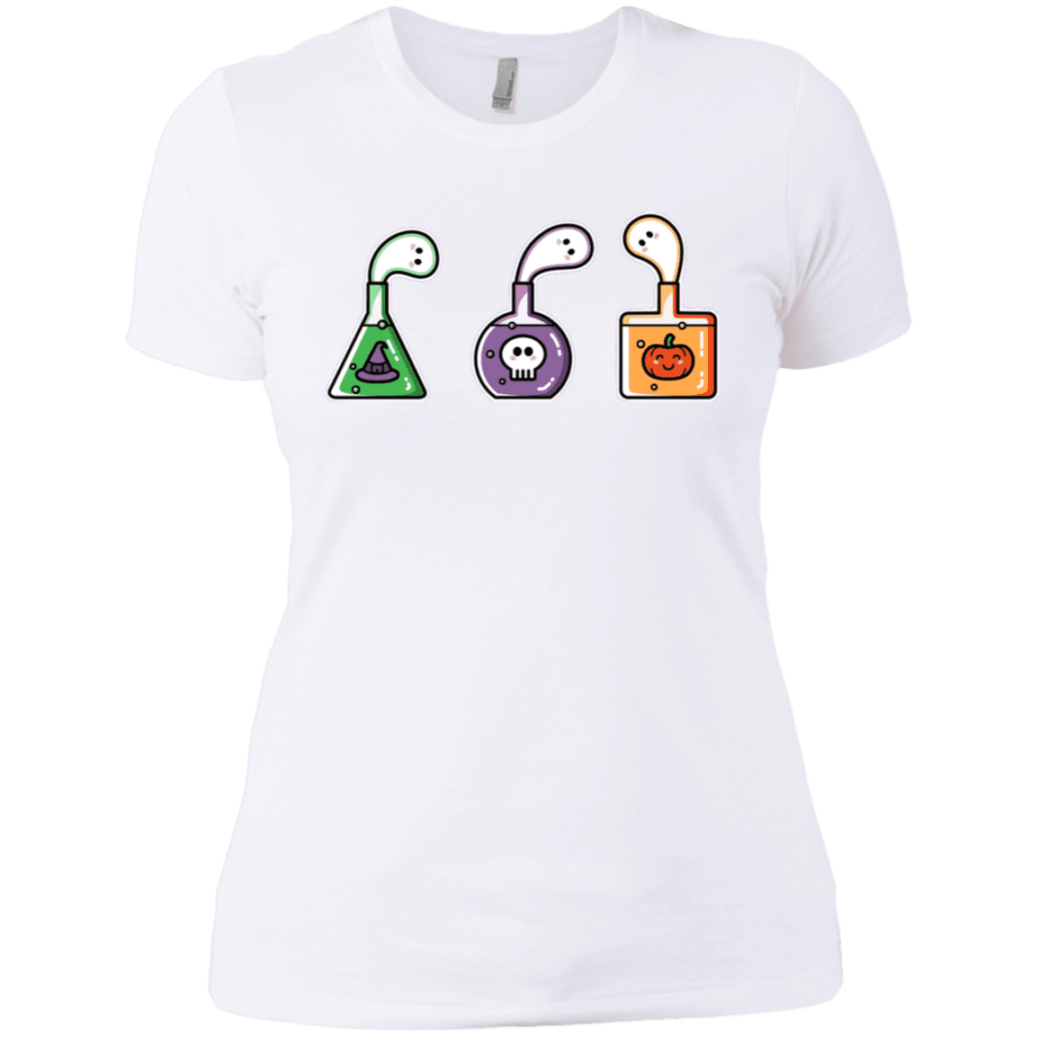 T-Shirts White / X-Small Kawaii Halloween Potions Women's Premium T-Shirt