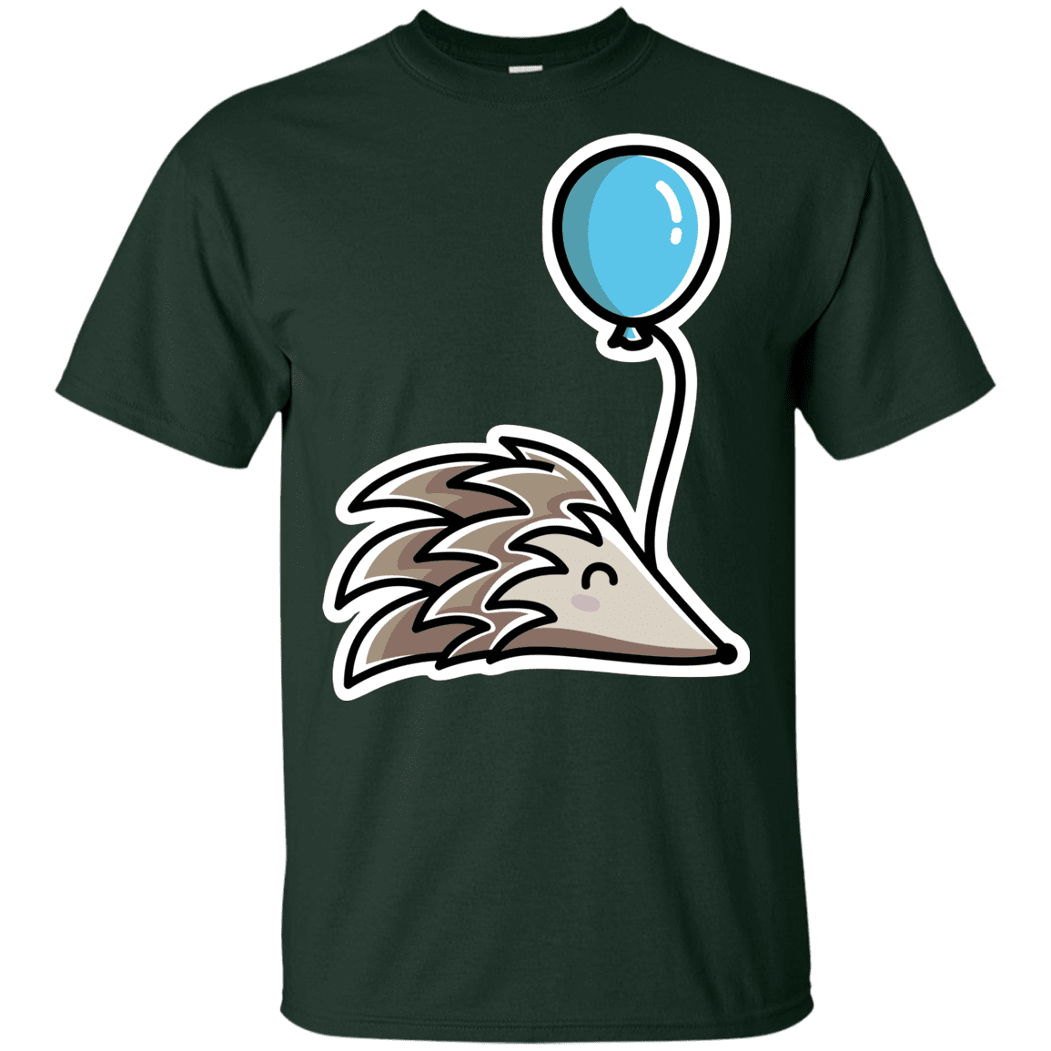 T-Shirts Forest / YXS Kawaii Hedgehog with Balloon Youth T-Shirt
