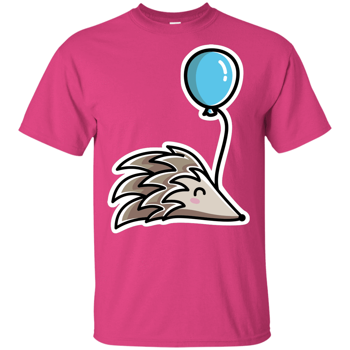 T-Shirts Heliconia / YXS Kawaii Hedgehog with Balloon Youth T-Shirt